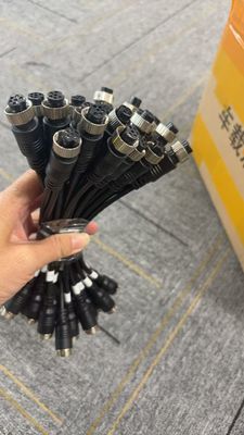 항공 접합기 케이블은 남성 2개의 사진기를 위한 6개의 Pin 암 커넥터에 4개의 Pin 이중으로 합니다