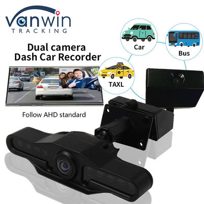 2 카메라 렌즈 2.9 인치 AHD 대시 카메라 레코더와 슈퍼 와이드 앵글 듀얼 렌즈 비디오 레코더