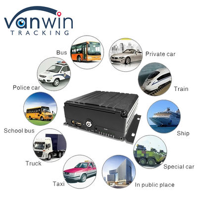4G 6 채널 H. 265 차량 보안 카메라용 자동차 모바일 DVR