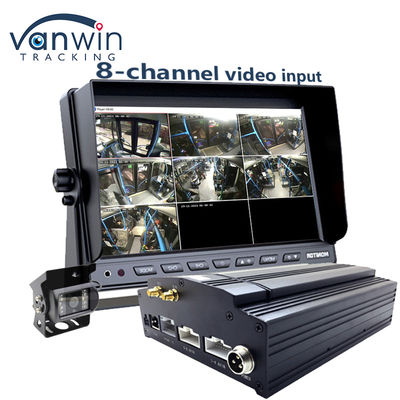 4G 와이파이 GPS MDVR 카메라 시스템 8CH 버스 트럭 차량용 모바일 디지털 비디오 레코더