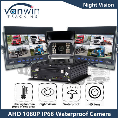 1080P AHD IP68 자동차 감시 카메라 IR 야간 시력 차량 카메라 버스 트럭