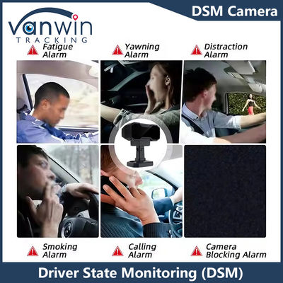 DMS 4G GPS 풀 HD 모니터링 트럭 피로 카메라 안티 수면 안전 재료 운전자