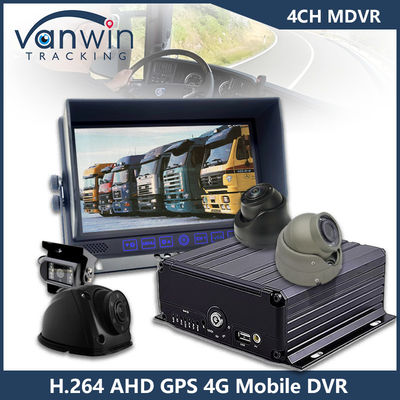 4CH GPS 4G 와이파이 모바일 DVR 풀 HD 1080P 자동차 카메라 HDD Mdvr 버스 밴 트럭 차량