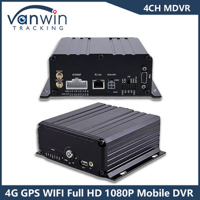 4CH GPS 4G 와이파이 모바일 DVR 풀 HD 1080P 자동차 카메라 HDD Mdvr 버스 밴 트럭 차량