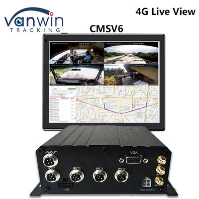 8CH AHD 듀얼 SD 카드 모바일 DVR 시스템 4G 와이파이 GPS MDVR 라이브 뷰