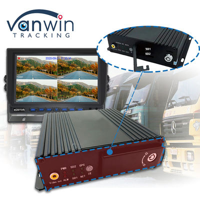 MAX 512GB 듀얼 SD 카드 저장장치 4CH 모바일 DVR 4G GPS 1080P 풀 HD SD 카드 Mdvr