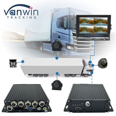 4G GPS 듀얼 SD 카드 모바일 DVR 1080P 4CH CCTV 카메라 레코더 보안 모바일 추적 DVR