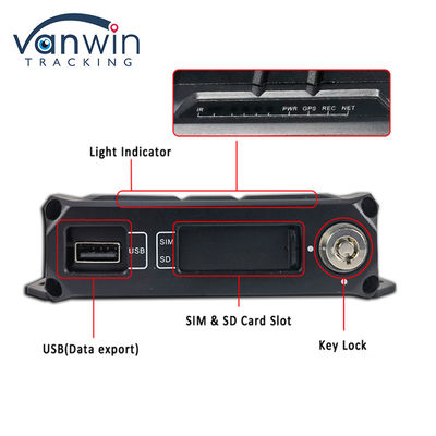 H.264 4CH HD 1080P 모바일 DVR 4G GPS WIFI SD 카드 MINI MDVR 자동차 비디오 모니터링