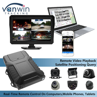 8CH 1080P AHD HDD 모바일 DVR 4G GPS MDVR 레코더 트럭 보안 모니터 경보 시스템