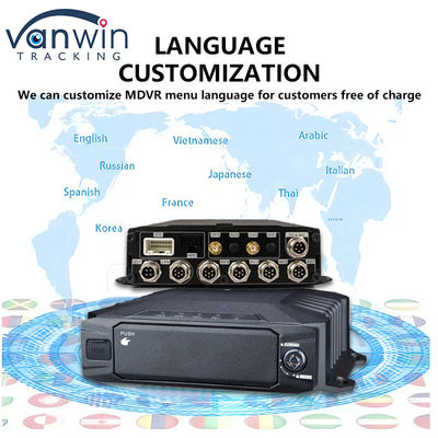8CH 1080P AHD HDD 모바일 DVR 4G GPS MDVR 레코더 트럭 보안 모니터 경보 시스템