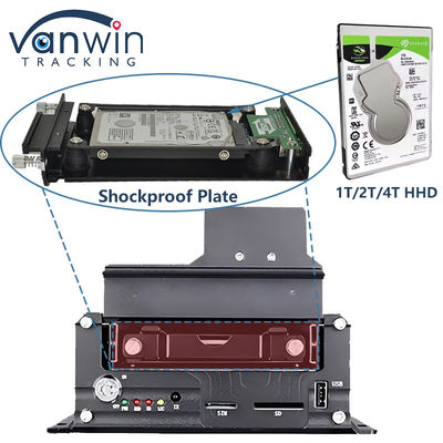 4CH 5G CMSV6 시스템 AI 모바일 DVR GPS ADAS BSD DMS H.265 MDVR 자동차 CCTV 모니터