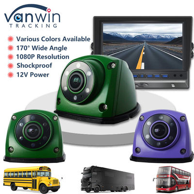 IP69 1080P 자동차 카메라 AHD 사이드 카메라 6pcs IR 라이트 슈퍼 나이트 비전 카메라