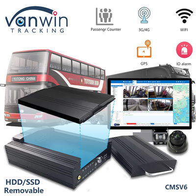OEM 8CH HD 1080P HDD 모바일 DVR 4G GPS 와이파이 MDVR 함대 관리 시스템