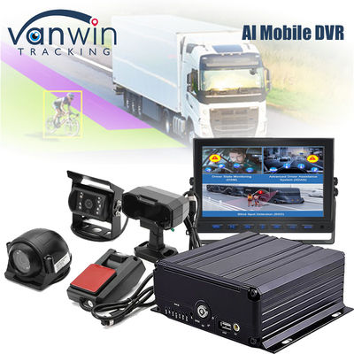 4CH 1080P AI 기능 모바일 DVR ADAS DMS 키트 DVR 4G GPS SD HDD MDVR 시스템 차량