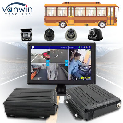 OEM ODM 실시간 4CH GPS 모바일 DVR 4G 1080P 와이파이 듀얼 SD 카드 MDVR 버스