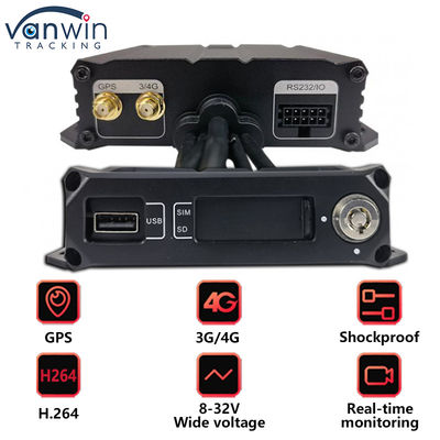 4CH 듀얼 SD 카드 모바일 DVR 미니 사이즈 자동차 블랙 박스 차량 CCTV 4G GPS MDVR