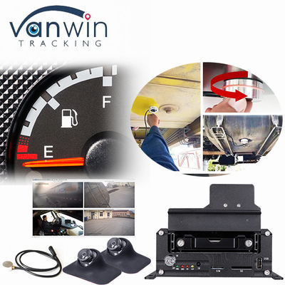 5G 4CH 풀 HD 모바일 DVR 실시간 스트리밍 GPS 연료 수준 모니터링 차량 CCTV