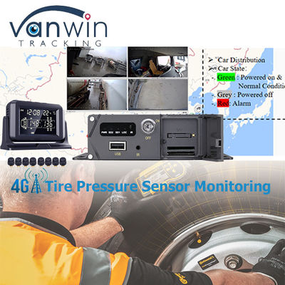 4CH 8CH SD Mdvr 타이어 압력 연료 모니터링 운전 레코더 함대 추적 관리