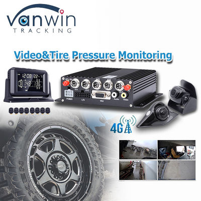 4CH 8CH SD Mdvr 타이어 압력 연료 모니터링 운전 레코더 함대 추적 관리