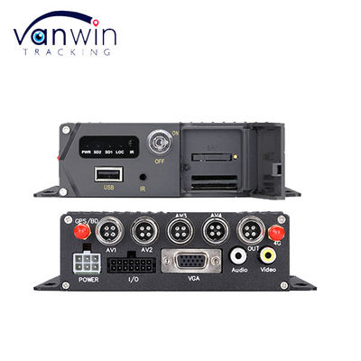 4 채널 ADAS DSM 자동차 DVR 4G GPS AHD 카메라 SD 카드 비디오 레코더 훈련용 자동차 운전용 트럭 버스용 모바일 DVR