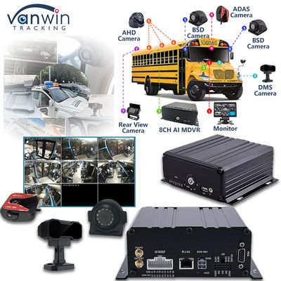 8CH AI 모바일 DVR ADAS DMS BSD 기능 MDVR 고급 차량 보안 솔루션