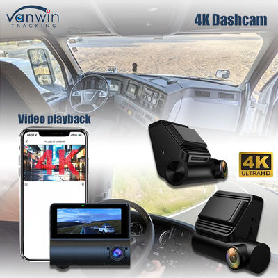 4G 듀얼 렌즈 대시 카메라 라이브 GPS 4K 전면 및 비디오 레코더 차량 대시 카메라
