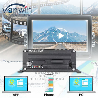 4CH 1080P HDD 모바일 DVR 4G GPS 실시간 모니터링 및 추적 데이터 저장 장치