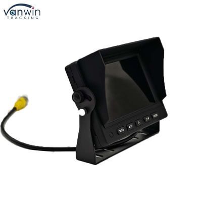 5인치 LCD 스크린 TFT 자동차 모니터 금속 커넥터+4PIN CCD 컬러 후면 카메라 12-24v