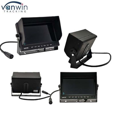 자동차 모니터 7인치 VGA 출력 CCTV 자동 호환성 보안 감시 화면