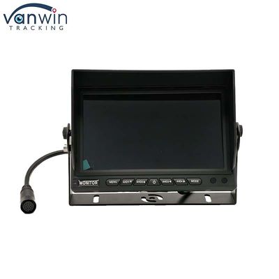 AHD 1080P MDVR 모니터 7인치 스플릿 디스플레이 모니터 SD 카드 카메라 후면 뷰 역전치 키트 RV 모터홈 트럭 버스