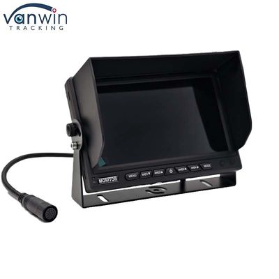 AHD 1080P MDVR 모니터 7인치 스플릿 디스플레이 모니터 SD 카드 카메라 후면 뷰 역전치 키트 RV 모터홈 트럭 버스