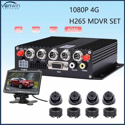 4CH MDVR ADAS GPS 4G 와이파이 HDD 선택 시간 모니터링 트럭