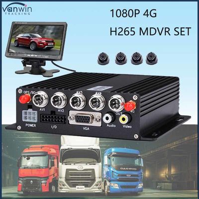 HD 1080P AI BSD ADAS DMS 키트 버스 트럭 4G WiFi 4 채널 SD 모바일 DVR 시스템 차량 CAR 블랙박스