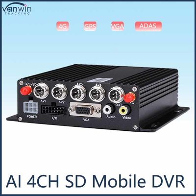 HD 1080P AI BSD ADAS DMS 키트 버스 트럭 4G WiFi 4 채널 SD 모바일 DVR 시스템 차량 CAR 블랙박스