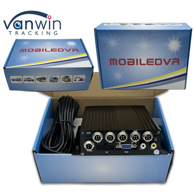 4G GPS MDVR 4 CH SD 카드 비디오 레코더 차량 안전 모니터링을 위한 듀얼 카드 듀얼 대기 상태
