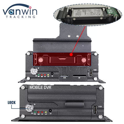Professional 4CH HDD DVR Support ADAS DMS BSD Function 4G GPS 차량 추적기