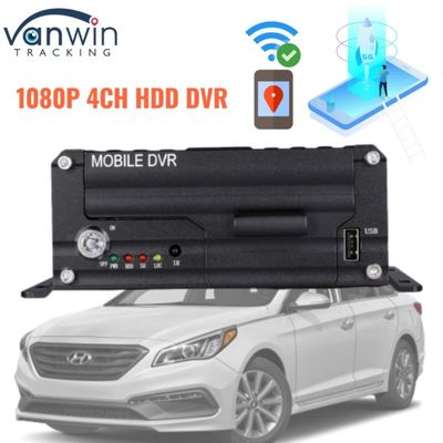 1080P 4CH HDD DVR 5G GPS 추적기 차량 모니터링 시스템 함대 안전