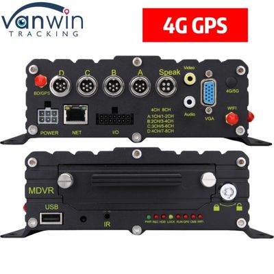 전문 차량 감시 시스템 4 CH HDD MNVR 4G GPS 모든 함대