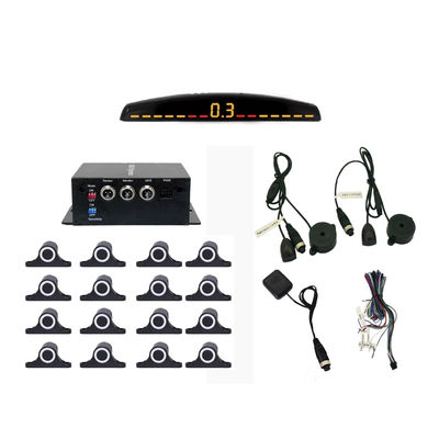 자동차 역동 보조Auto Parktronic LED 주차 센서 16 센서 역전환 자동차 주차 모니터 감지 시스템 백라이트