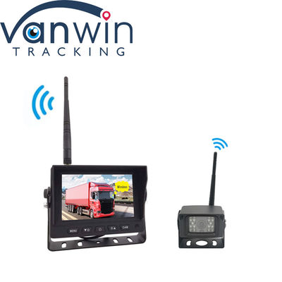 5인치 무선 HD 디지털 DVR 쿼드 스플릿 디스플레이로 트럭 역행 안전 모니터링