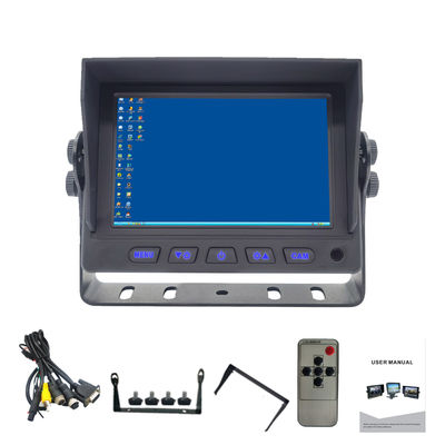 10.1인치 HD TFT LCD 화면 트럭/전차용 방수 차량 디스플레이 DC 12V-24V -30C ~ 80C 밤 모드