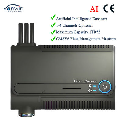 풀 HD 대시캠 1-4 채널 GPS 추적 차량 카메라 1080P 대시 카메라 택시용 모바일 자동차 DVR CMSV6 서버