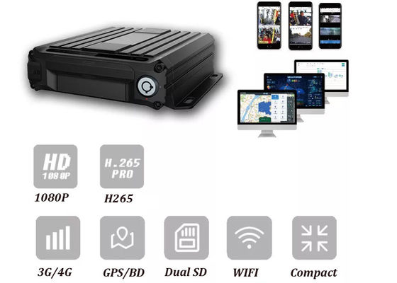4CH 미니 SD 모바일 DVR GPS 와이파이 4G 4CH 키트 택시 CCTV 카메라 자동차 DVR ADAS DMS