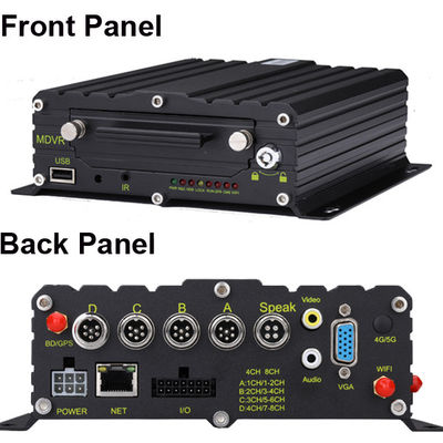 8CH 4CH 4G GPS ADAS DMS 2TB HDD SD 모바일 DVR 키트 AI MDVR GPS 추적 시스템 택시 MDVR