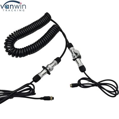 12V 전자 와이어 카메라 케이블 트럭 버스 트랙터 후방 카메라용 접촉 재료 구리 보호 등급 IP68