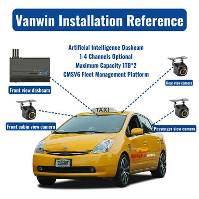 DC 12V 미니 Cmsv7 H.265 1080P 차량 카메라 오토 대시 캠 Mdvr 4g GPS 원격 제어 레코더 1-4 채널 대시캠 Cmsv6 플랫폼 모바일 Mdvr
