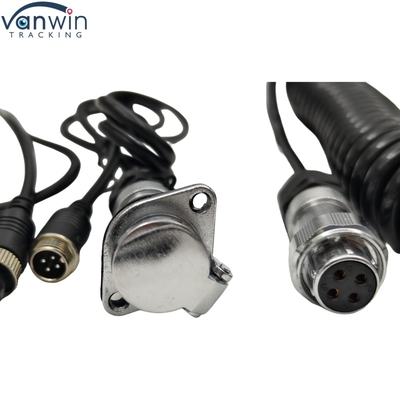 4Pin Waterproof Trailer Cable 12V Electronic Wire Camera for Double Truck Bus Tractor Rear View Cameras
