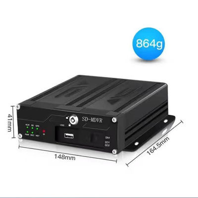 1080P 4채널 차량용 DVR (4G SIM, WiFi, GPS 지원) 차량/트럭 CCTV 카메라 시스템 DVR