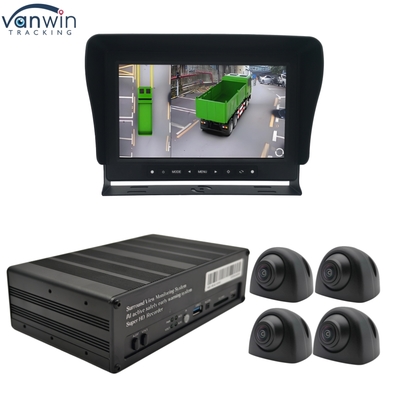 360도 서라운드 뷰 3D 대형 트럭 카메라 시스템 AI 사각지대 감지 트럭 버스 RV 차량 후진 보조