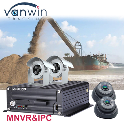 6CH IPC NVR 4G GPS 6 채널 네트워크 MNVR 광산 금 강 모래 펌핑 보트 제트 흡수 드래거